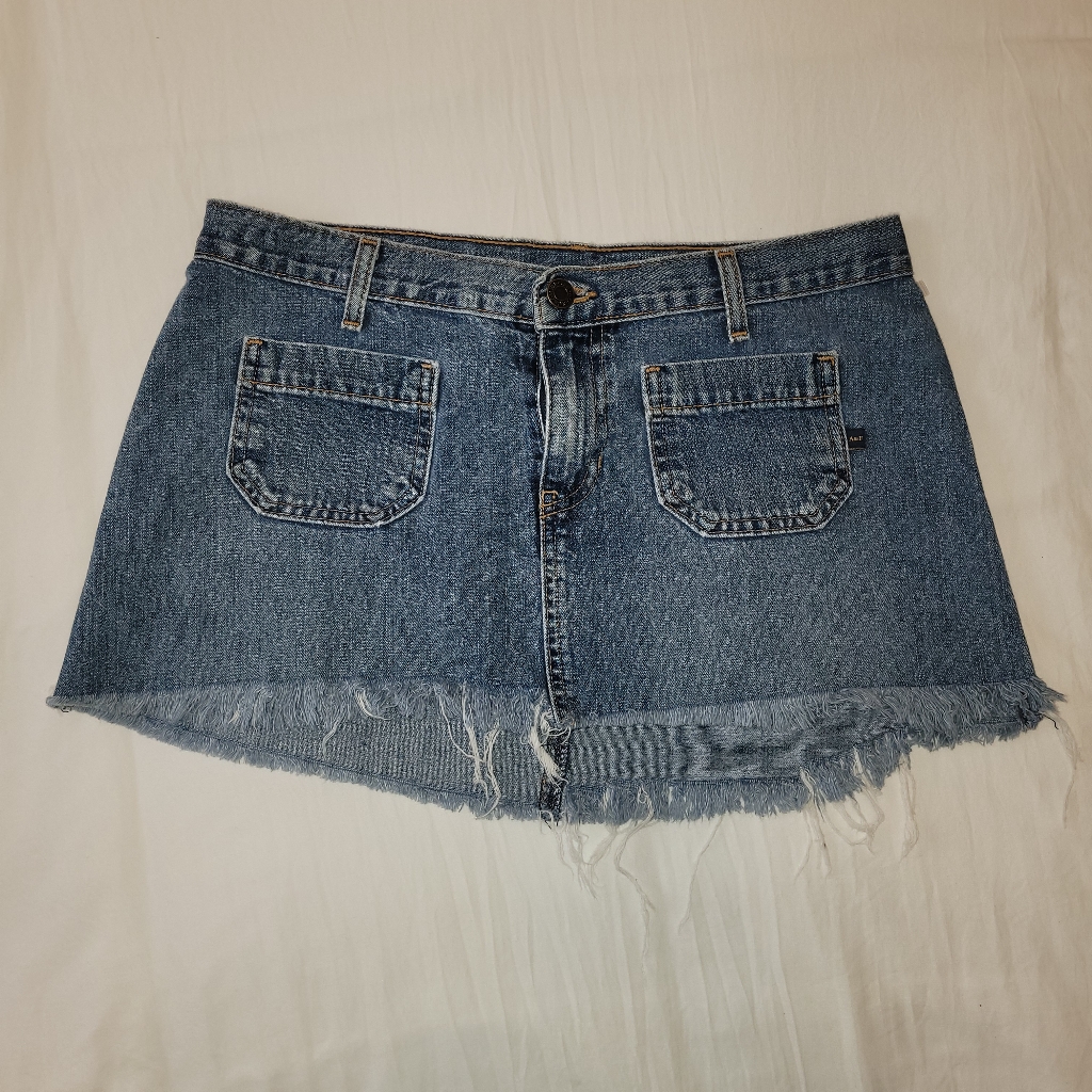 2000s Abercrombie Micro Mini Denim Skirt